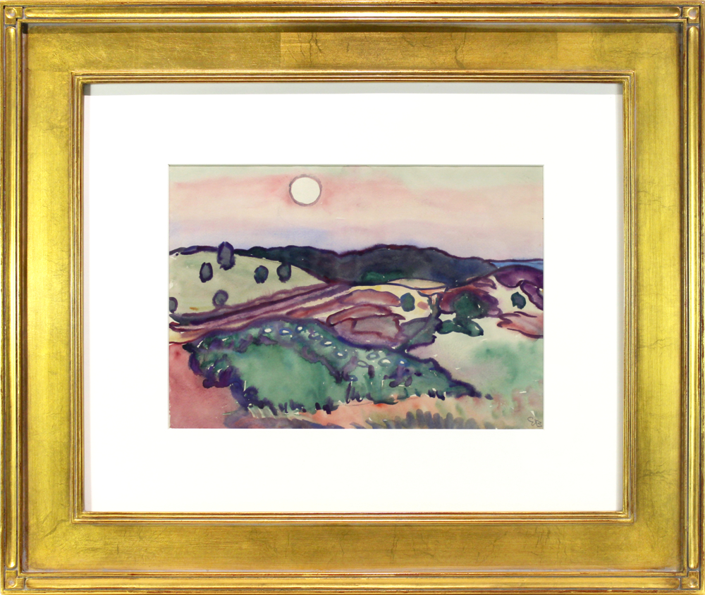 Sunset Over Hill