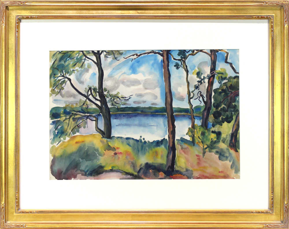 Cape Cod Inlet Through the Trees