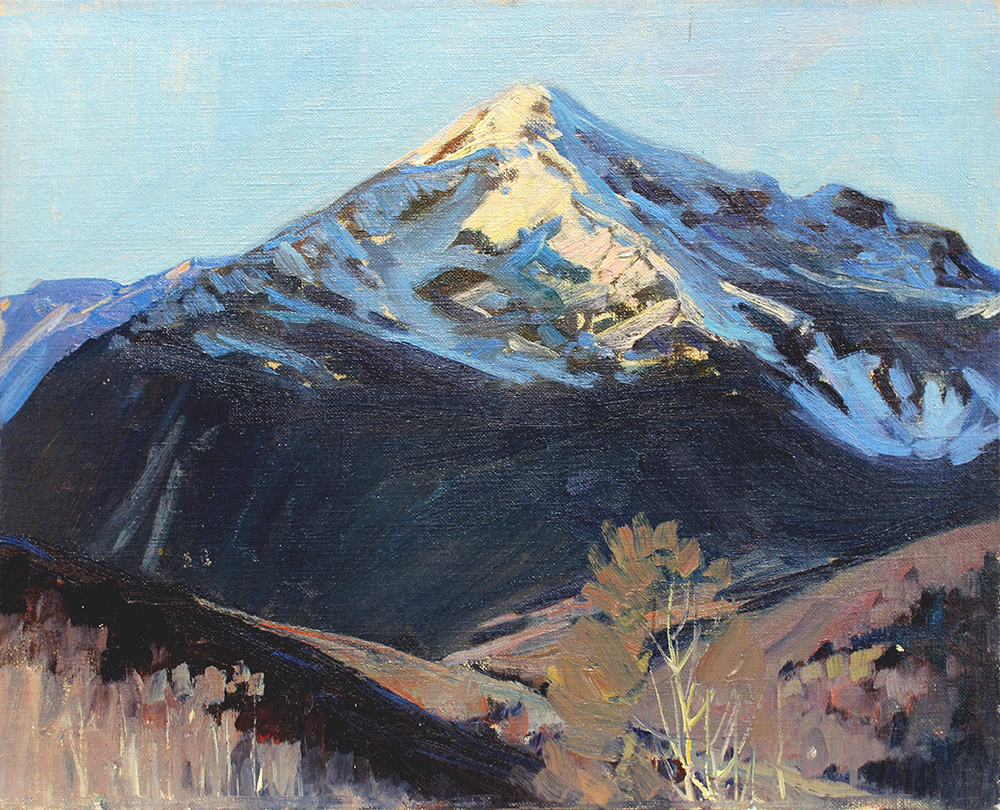Snow-capped Mount Washington