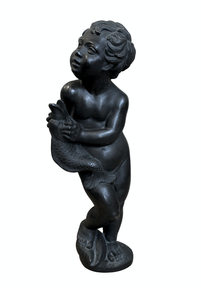 Grand Tour Bronze Garden Sculpture