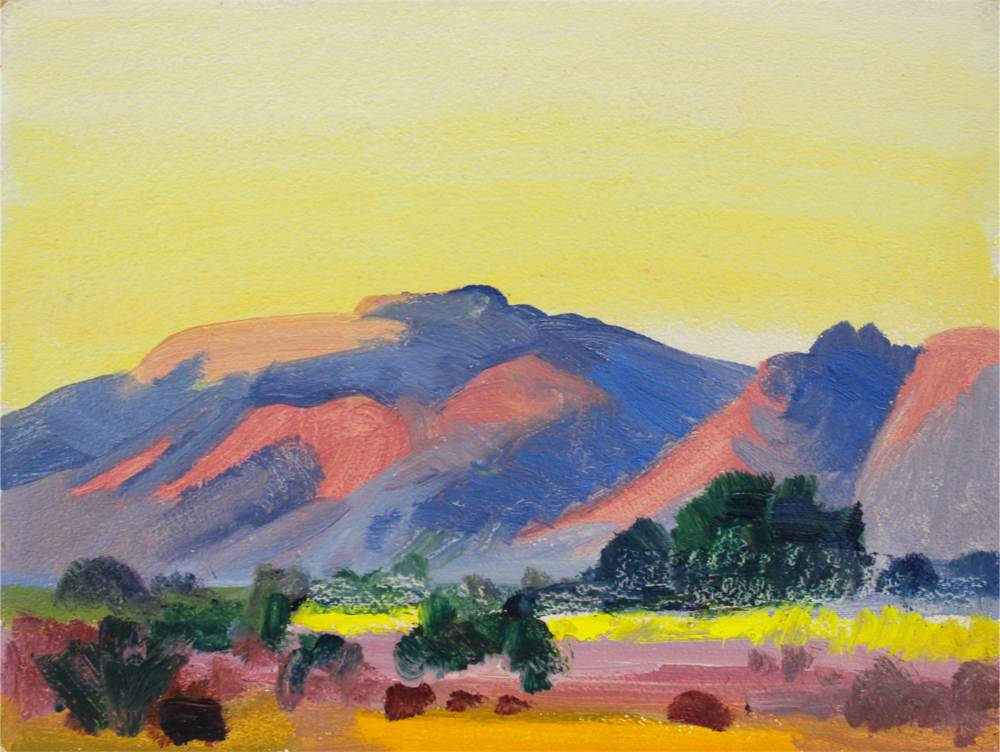 Sun on the Mountains